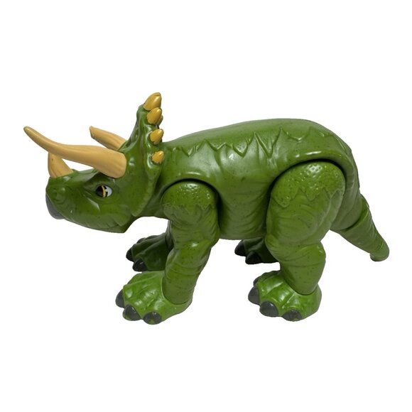 Fisher Price Imaginext Triceratops Jurassic World Dino Riders Dinosaur Lot of 3 - Picture 9 of 12